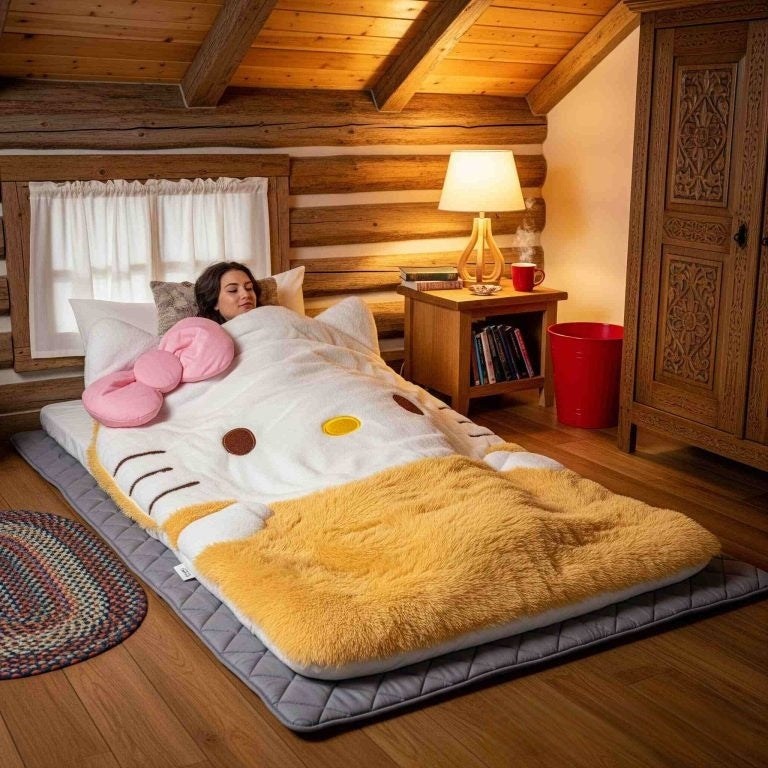 Cute Hello Kitty Sleeping Bag for Fans of Comfort &amp; Kawaii Style