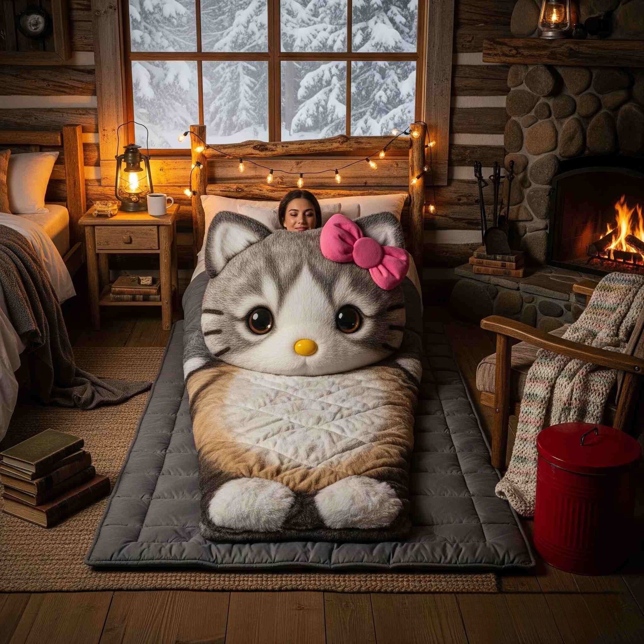 Cute Hello Kitty Sleeping Bag for Fans of Comfort &amp; Kawaii Style