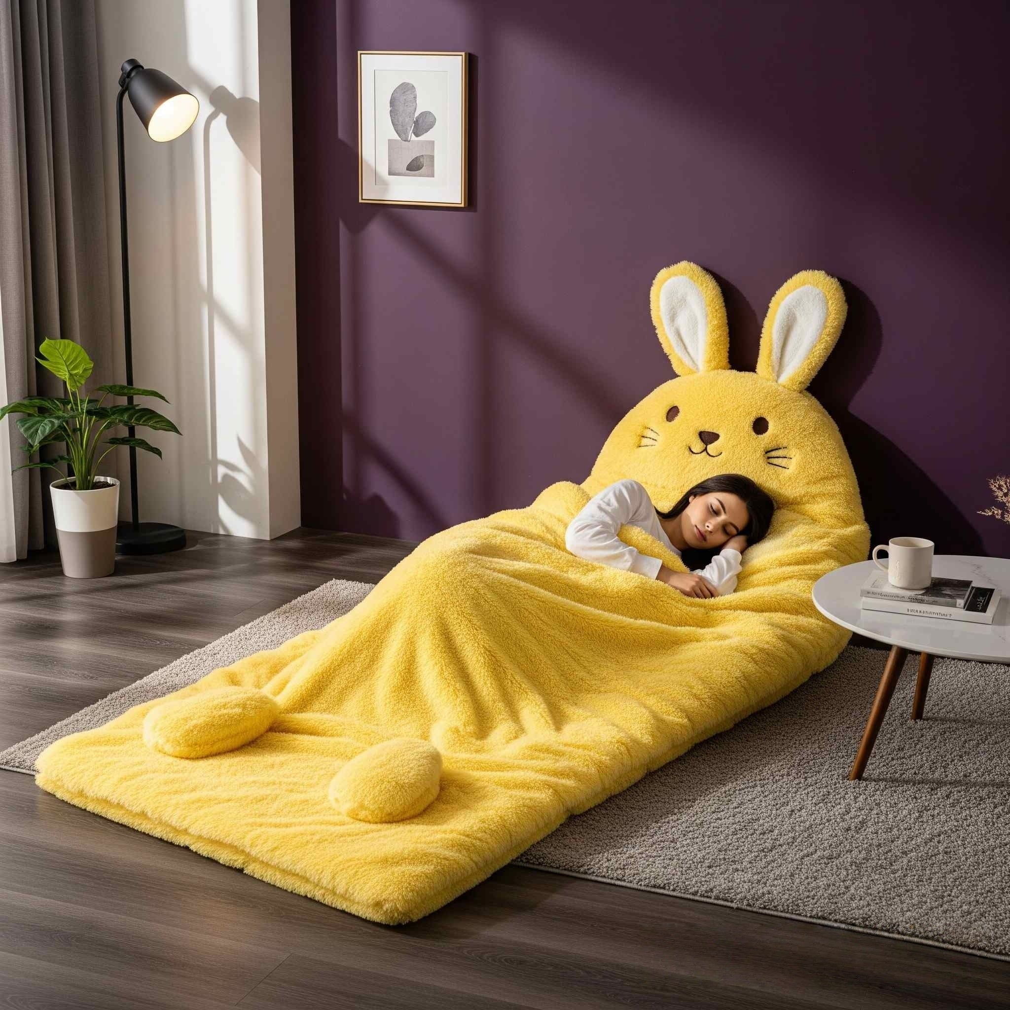 Fluffy Rabbit Sleeping Bag: A Must-Have for Bunny Lovers
