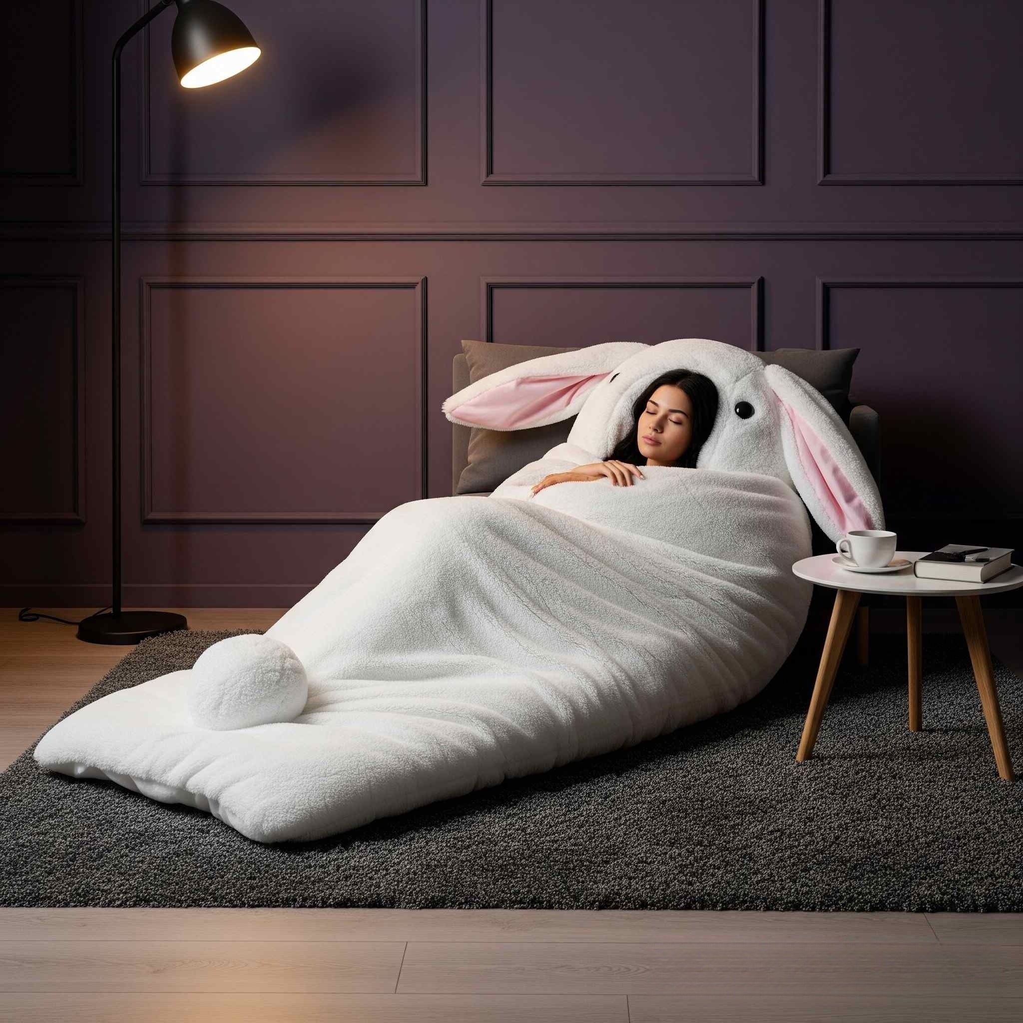 Fluffy Rabbit Sleeping Bag: A Must-Have for Bunny Lovers