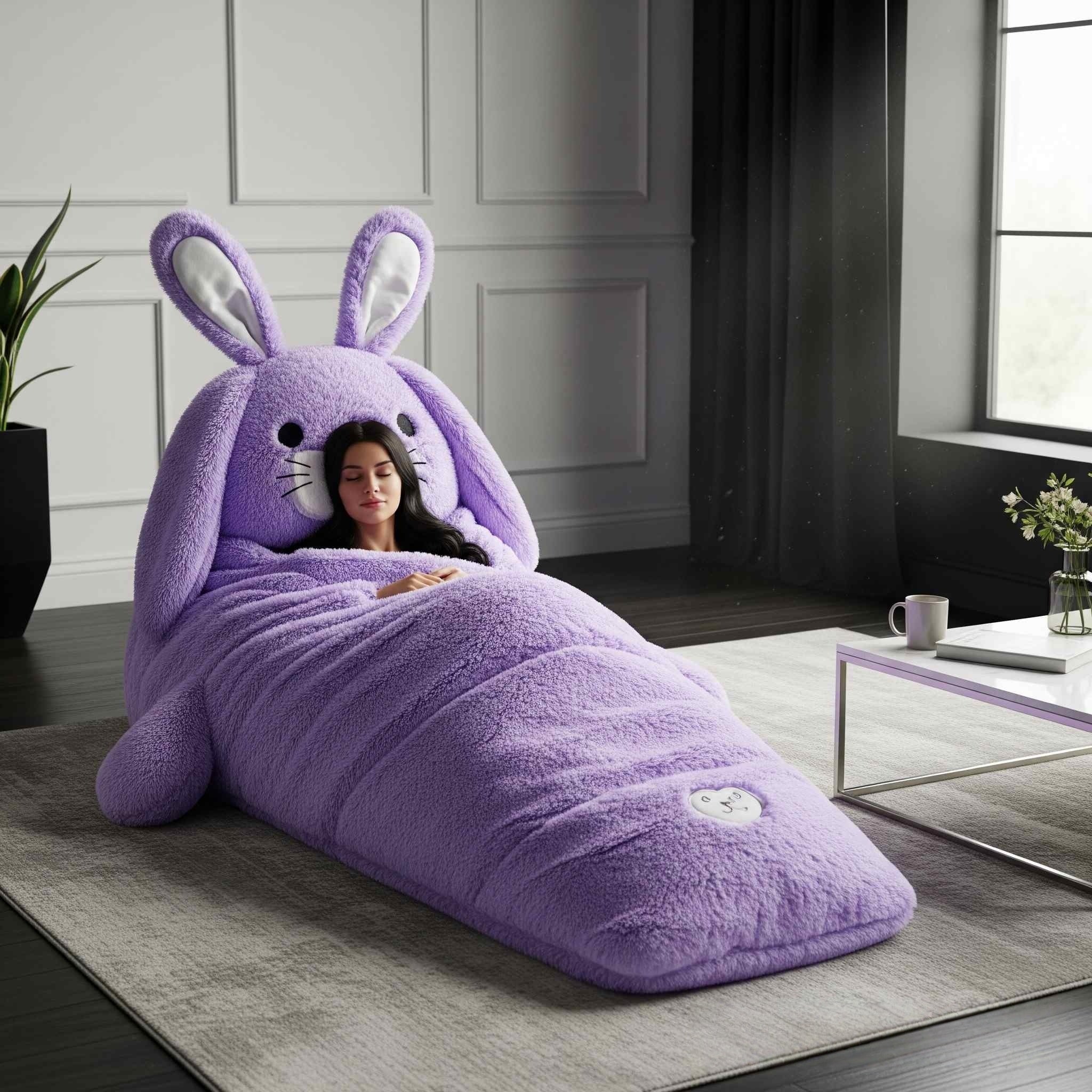 Fluffy Rabbit Sleeping Bag: A Must-Have for Bunny Lovers